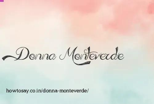 Donna Monteverde