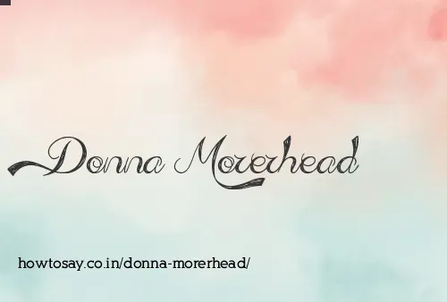 Donna Morerhead