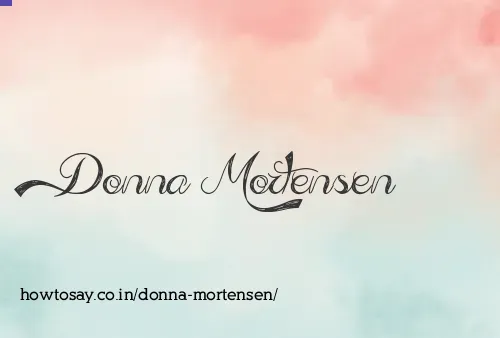 Donna Mortensen