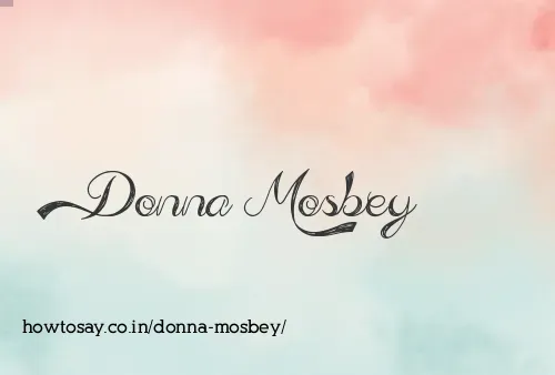 Donna Mosbey