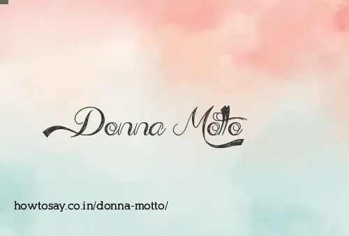 Donna Motto