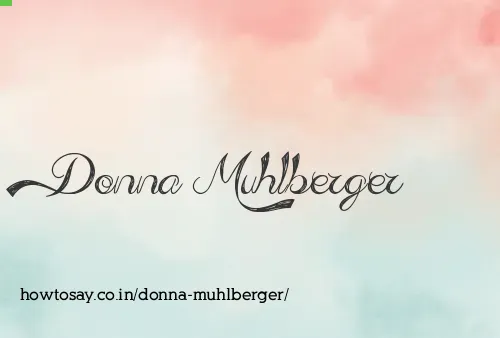 Donna Muhlberger