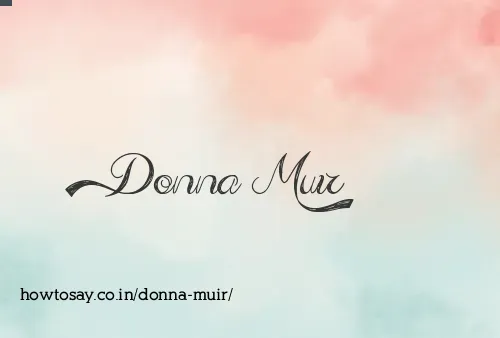 Donna Muir