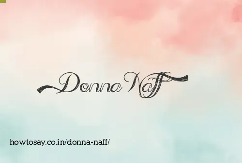Donna Naff