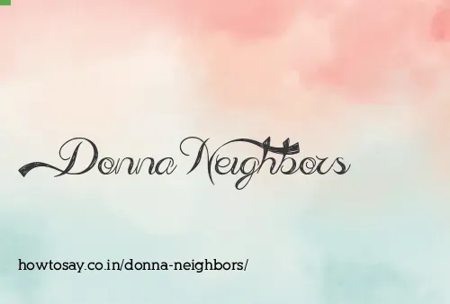 Donna Neighbors