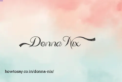 Donna Nix