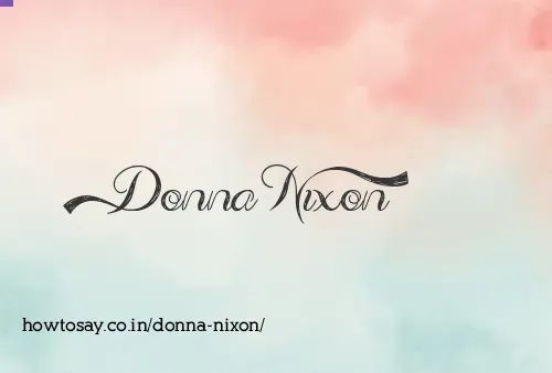 Donna Nixon