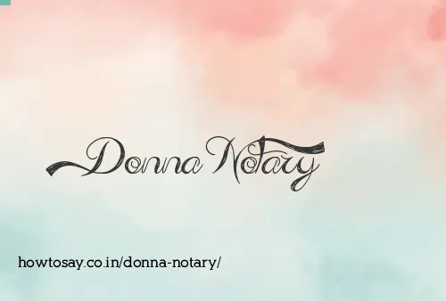 Donna Notary