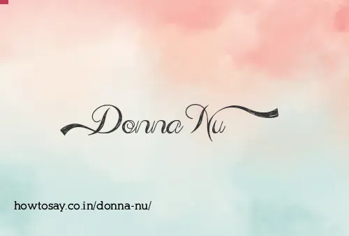 Donna Nu