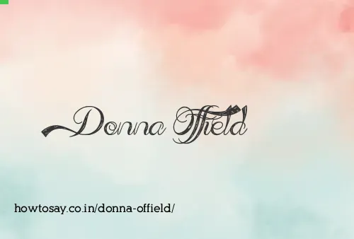 Donna Offield