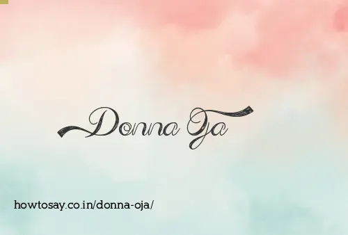 Donna Oja