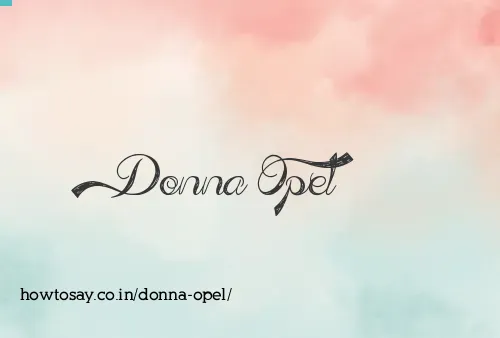 Donna Opel