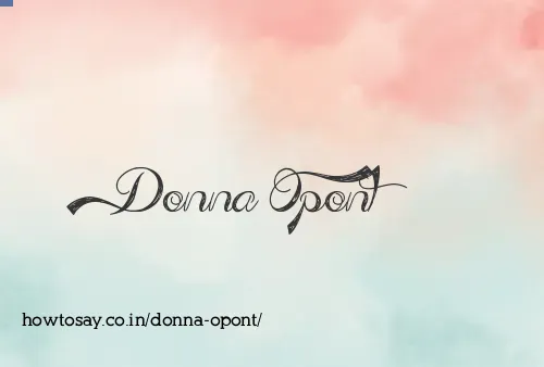 Donna Opont
