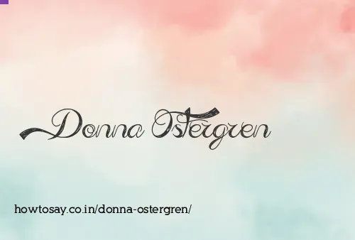 Donna Ostergren