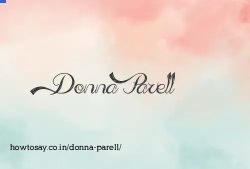 Donna Parell