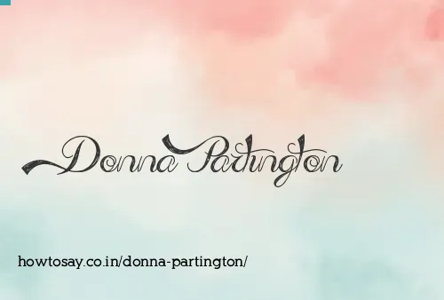 Donna Partington