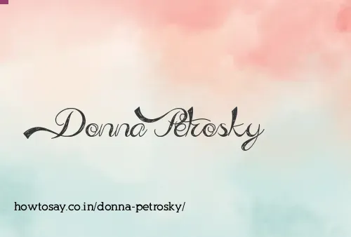 Donna Petrosky