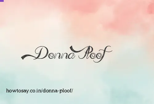 Donna Ploof
