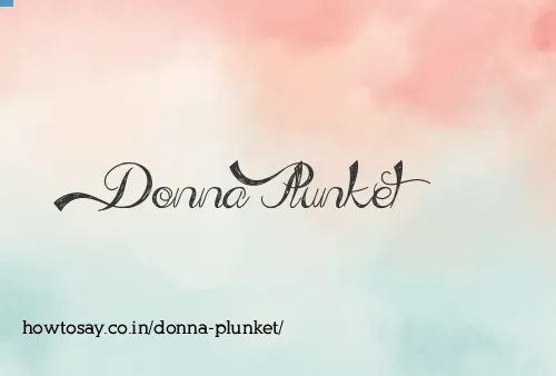 Donna Plunket