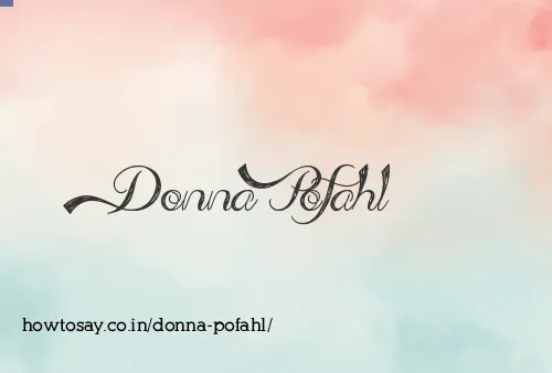 Donna Pofahl