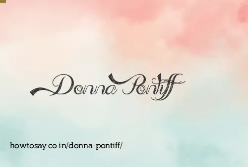 Donna Pontiff