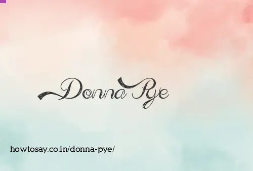 Donna Pye