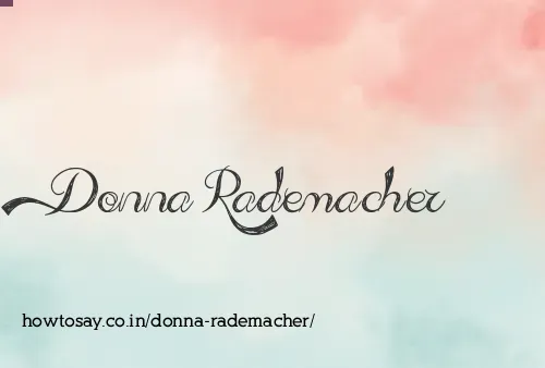 Donna Rademacher
