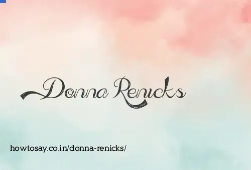 Donna Renicks