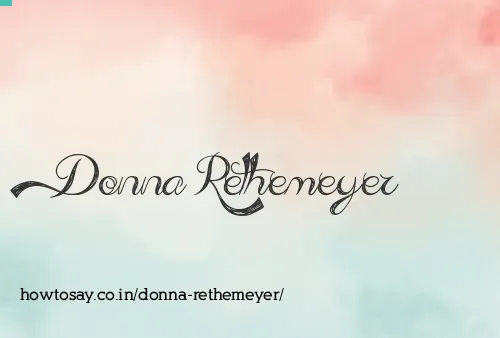 Donna Rethemeyer