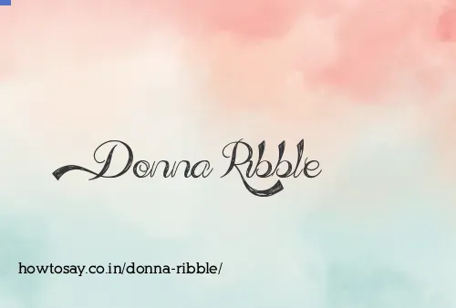 Donna Ribble