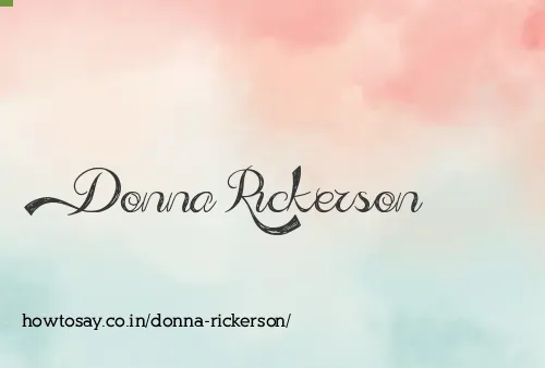 Donna Rickerson