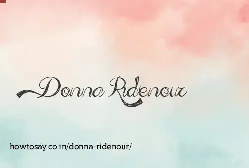 Donna Ridenour