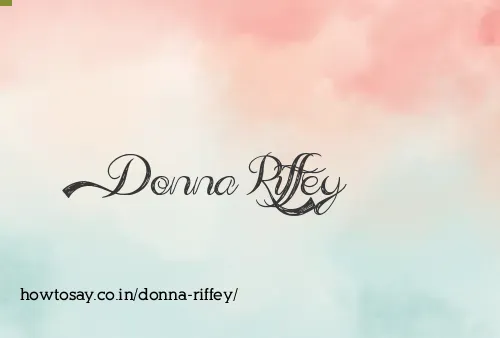 Donna Riffey