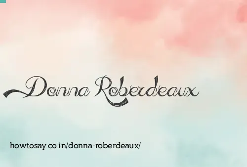 Donna Roberdeaux