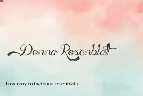 Donna Rosenblatt