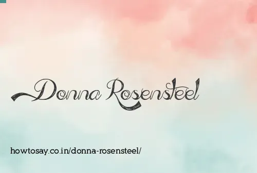 Donna Rosensteel
