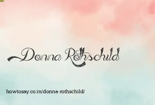 Donna Rothschild