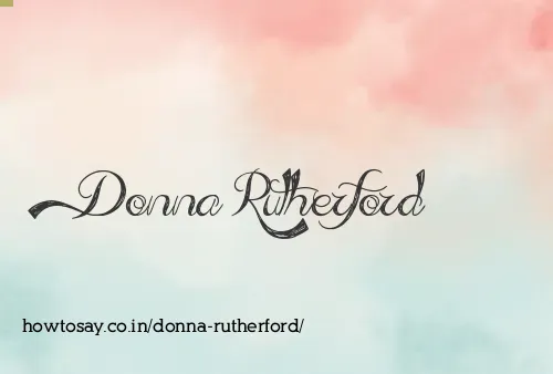 Donna Rutherford