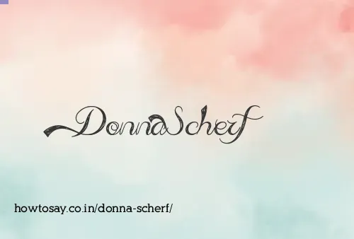 Donna Scherf