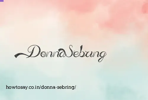 Donna Sebring