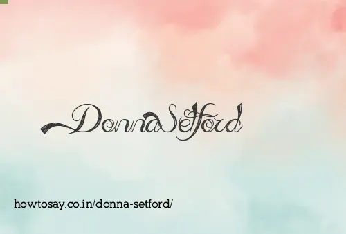 Donna Setford