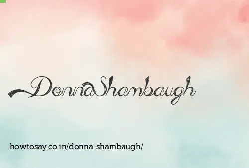 Donna Shambaugh