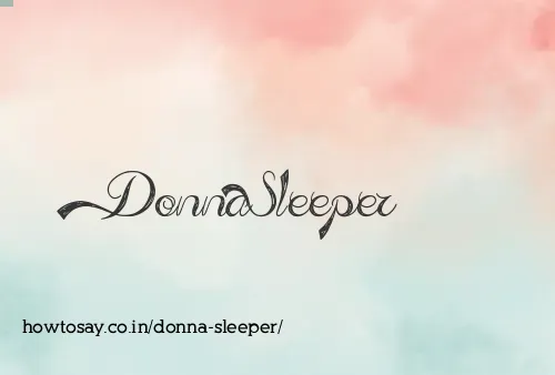 Donna Sleeper