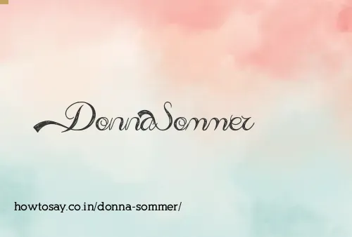 Donna Sommer