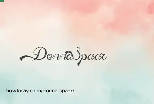 Donna Spaar