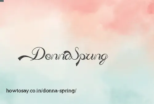Donna Spring