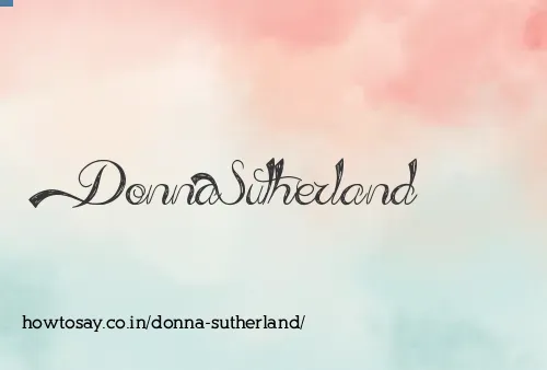 Donna Sutherland