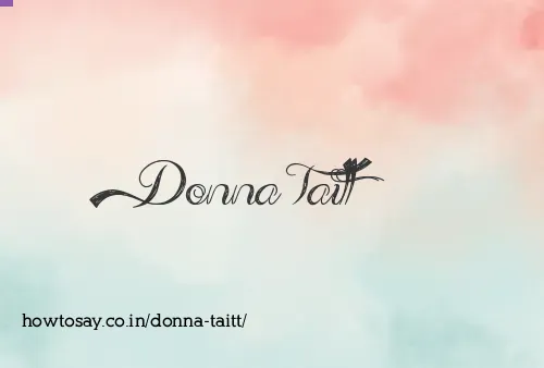Donna Taitt