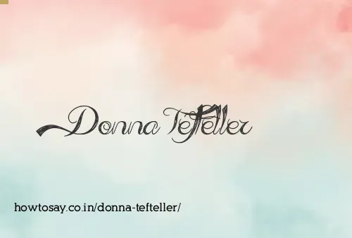 Donna Tefteller