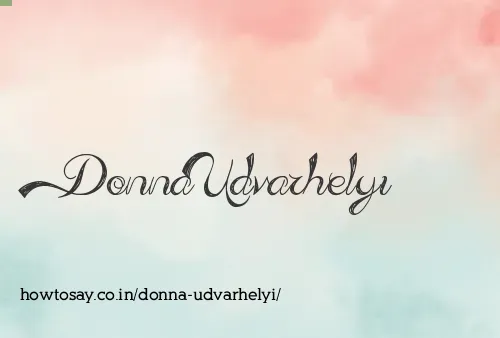 Donna Udvarhelyi
